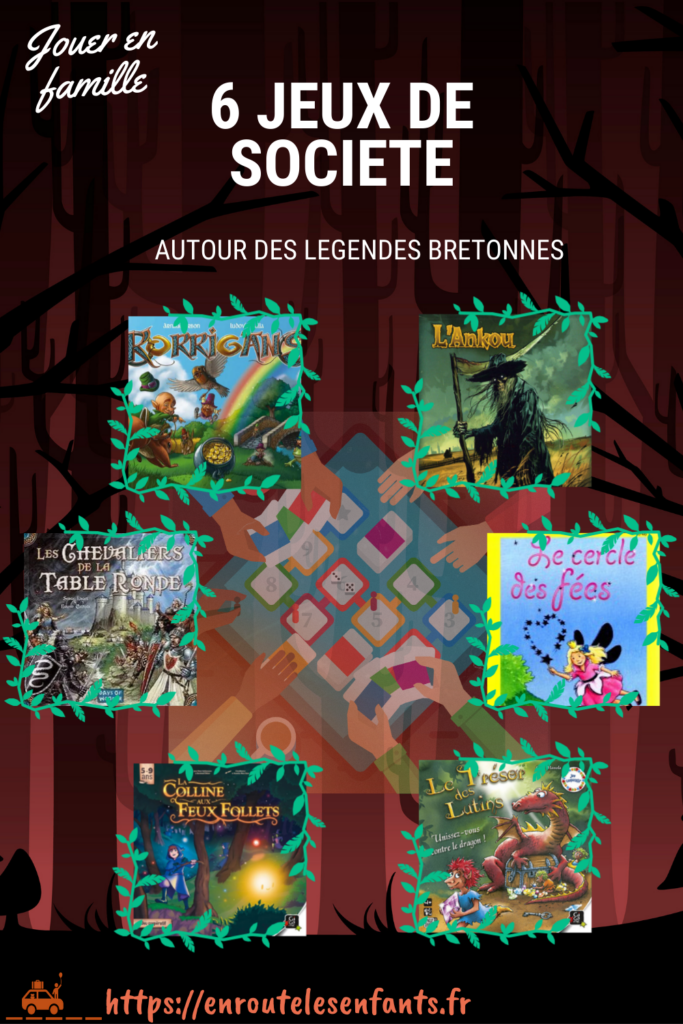 6 jeux de sociétés autour des légendes bretonnes