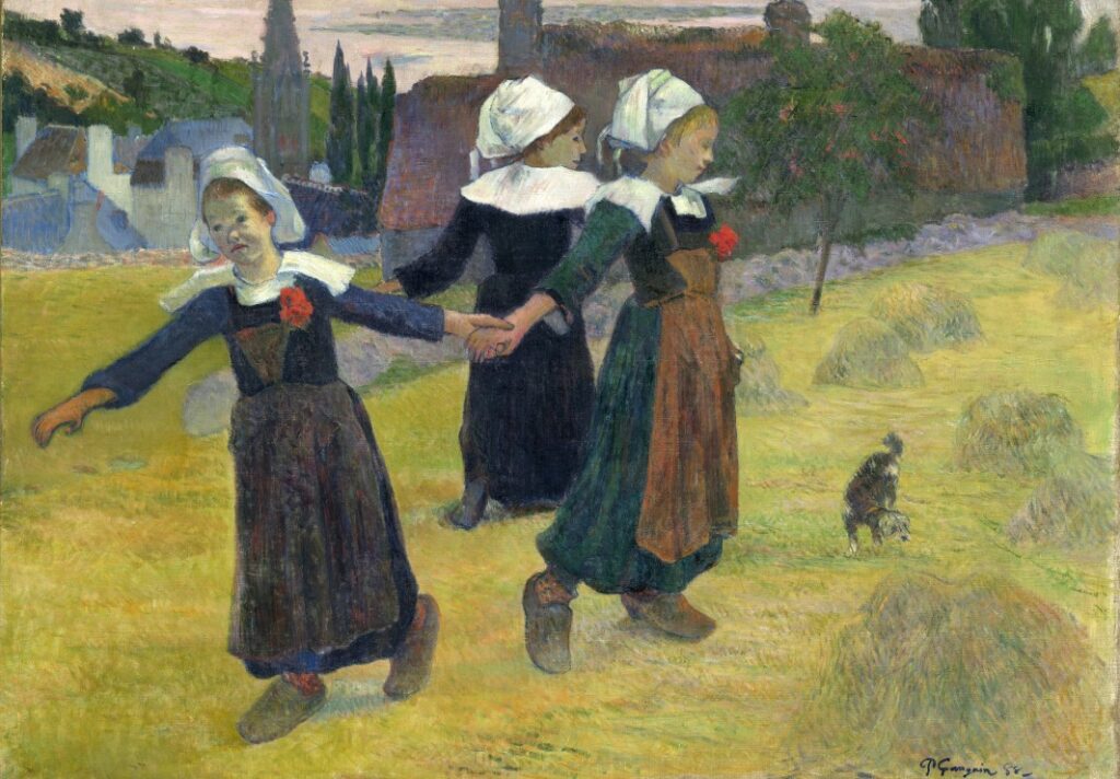 Puzzle pour enfants sur le thème de Pont-Aven et Paul Gauguin
