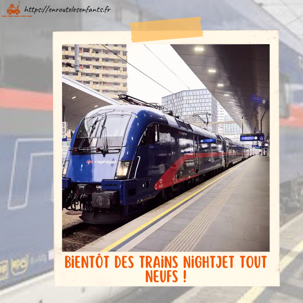 Nouveaux trains Nightjet