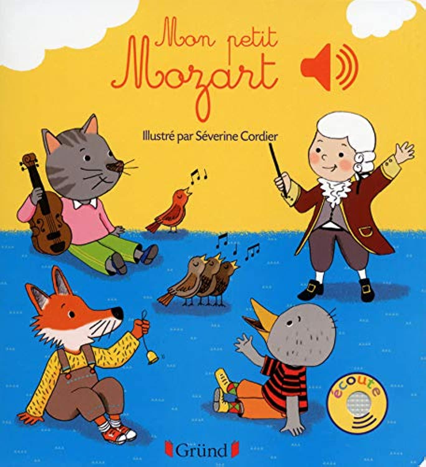 Livre pour enfants musical : Mon Petit Mozart éditions Gründ