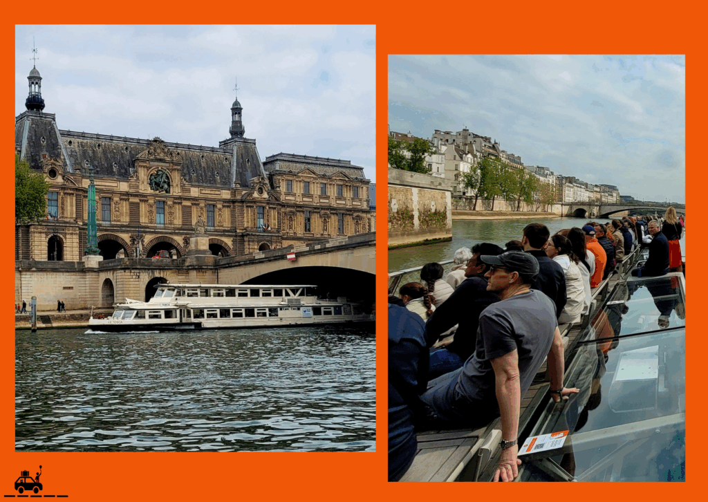 Prendre le bateau mouche permet de se reposer