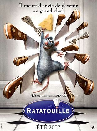 Ratatouille : affiche du dessin animé
