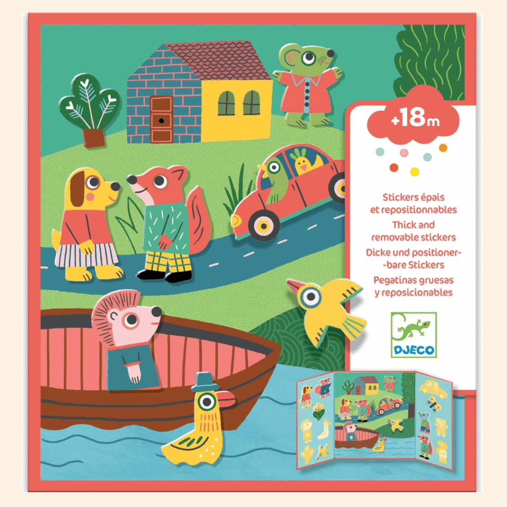 Stickers repositionnables Djeco