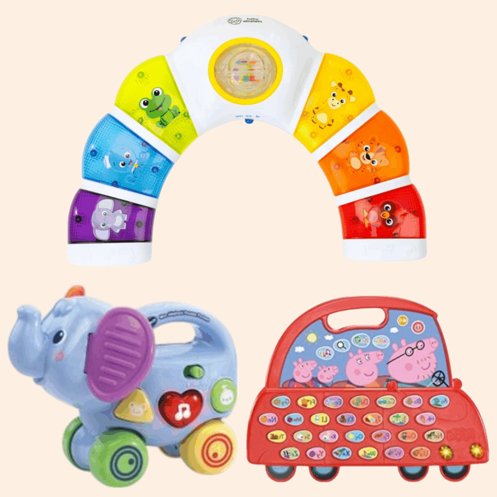 Sélection de jouets électroniques à emmener en voiture pour distraire les tout petits