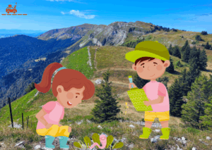 17 activités nature pour les enfants en montagne : découvrir la faune et la flore, la géologie, les traditions et le terroir de nos montagnes à travers des activités créatives et éducatives