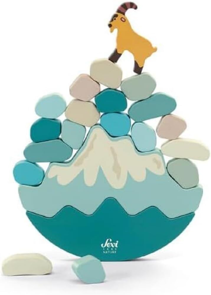 Jeu d'équilibre Montagne des Dolomites de Sevi Nature pour les enfants à partir de 2 ans