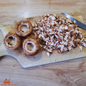 Etape 2 - préparer la duxelles de champignons