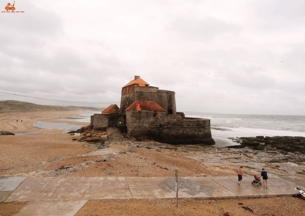 La plage d'Ambleteuse avec son fort : une de mes plages du Nord préférées.