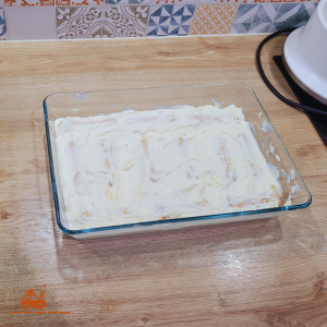 Etape 5 - laisser reposer le tiramisu italien au mascarpone au frais