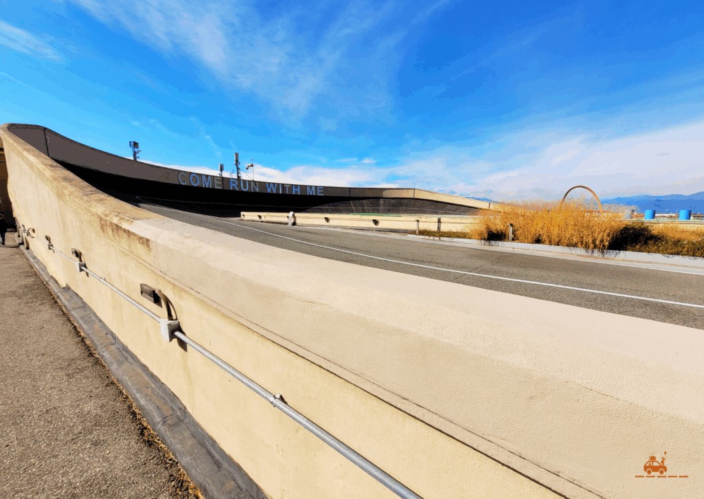 La piste d'essai Fiat 500 sur le toit du Lingotto à Turin