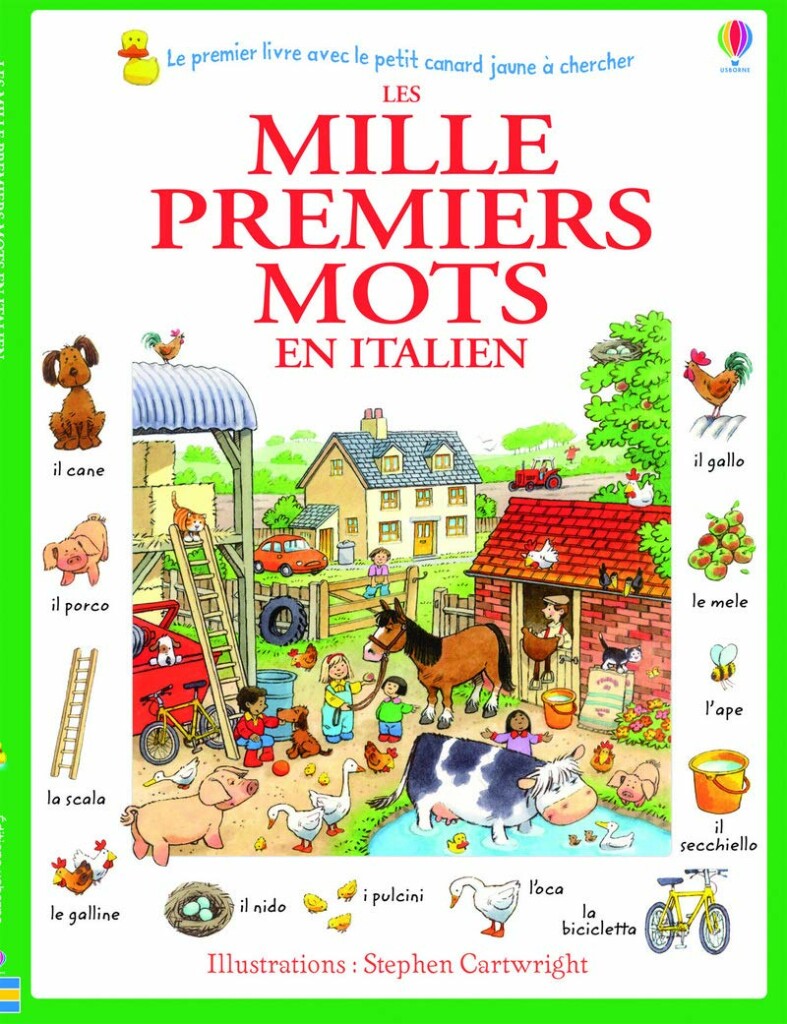 Album illustré Mille premiers mots en Italien