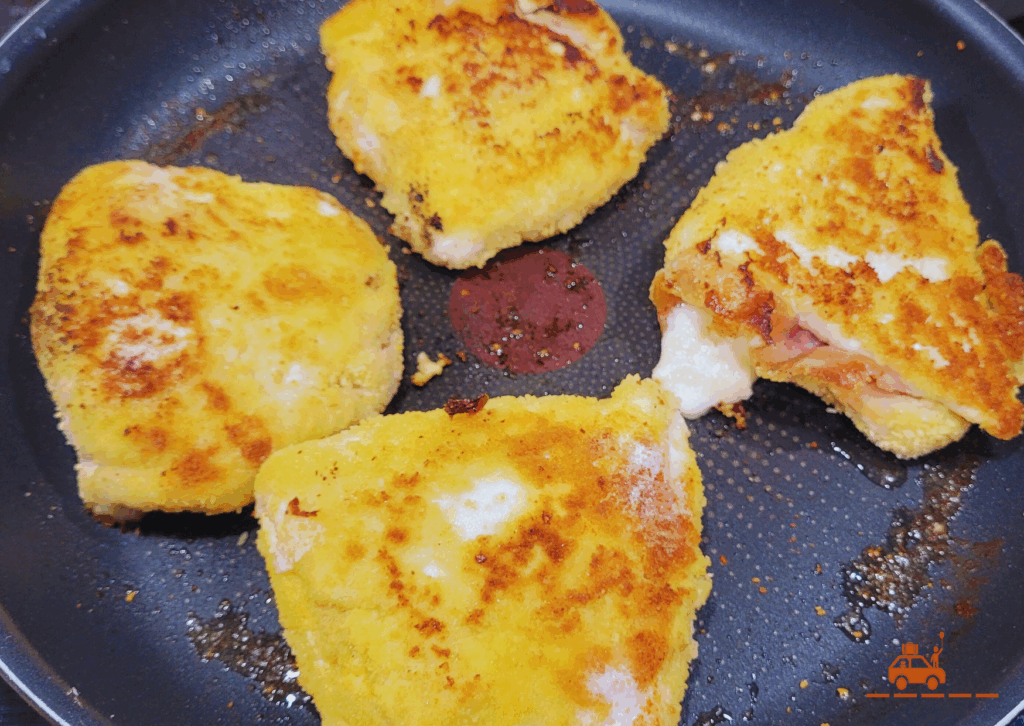 Recette de cordon bleu maison à l'italienne, des cordons bleus gourmands garnis de mozzarella fondante et de jambon de parme