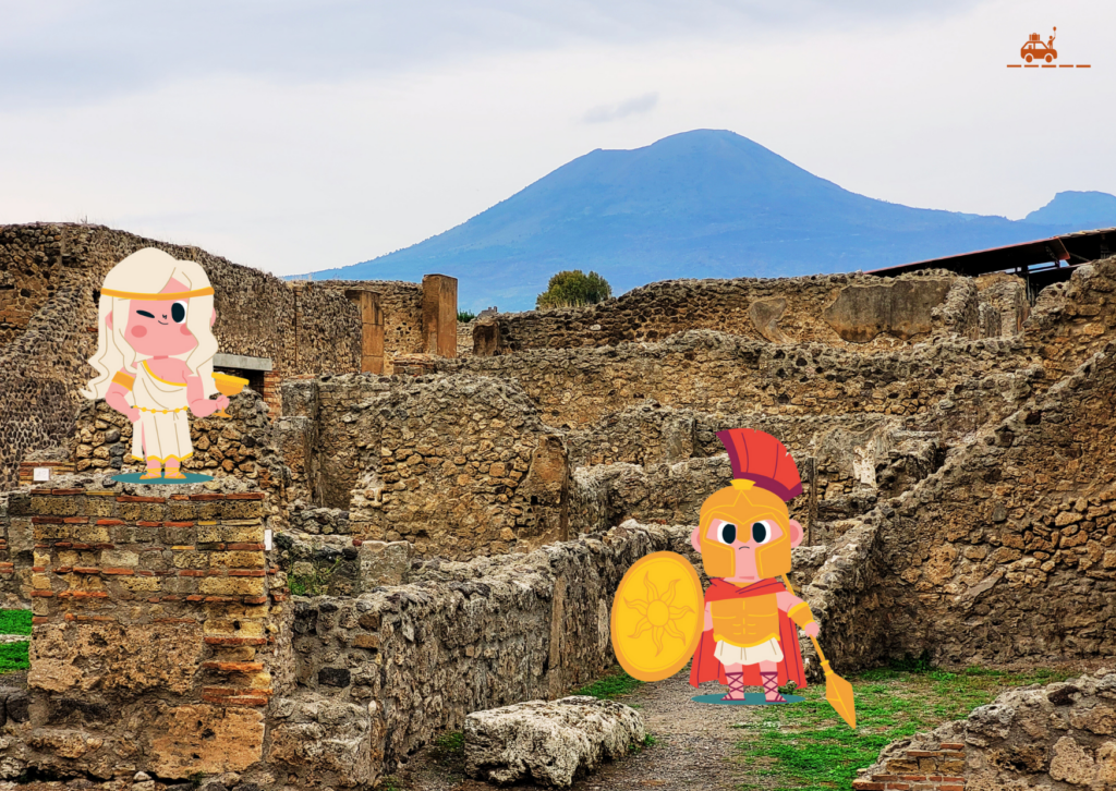Herculanum ou Pompéi - lequel visiter avec des enfants