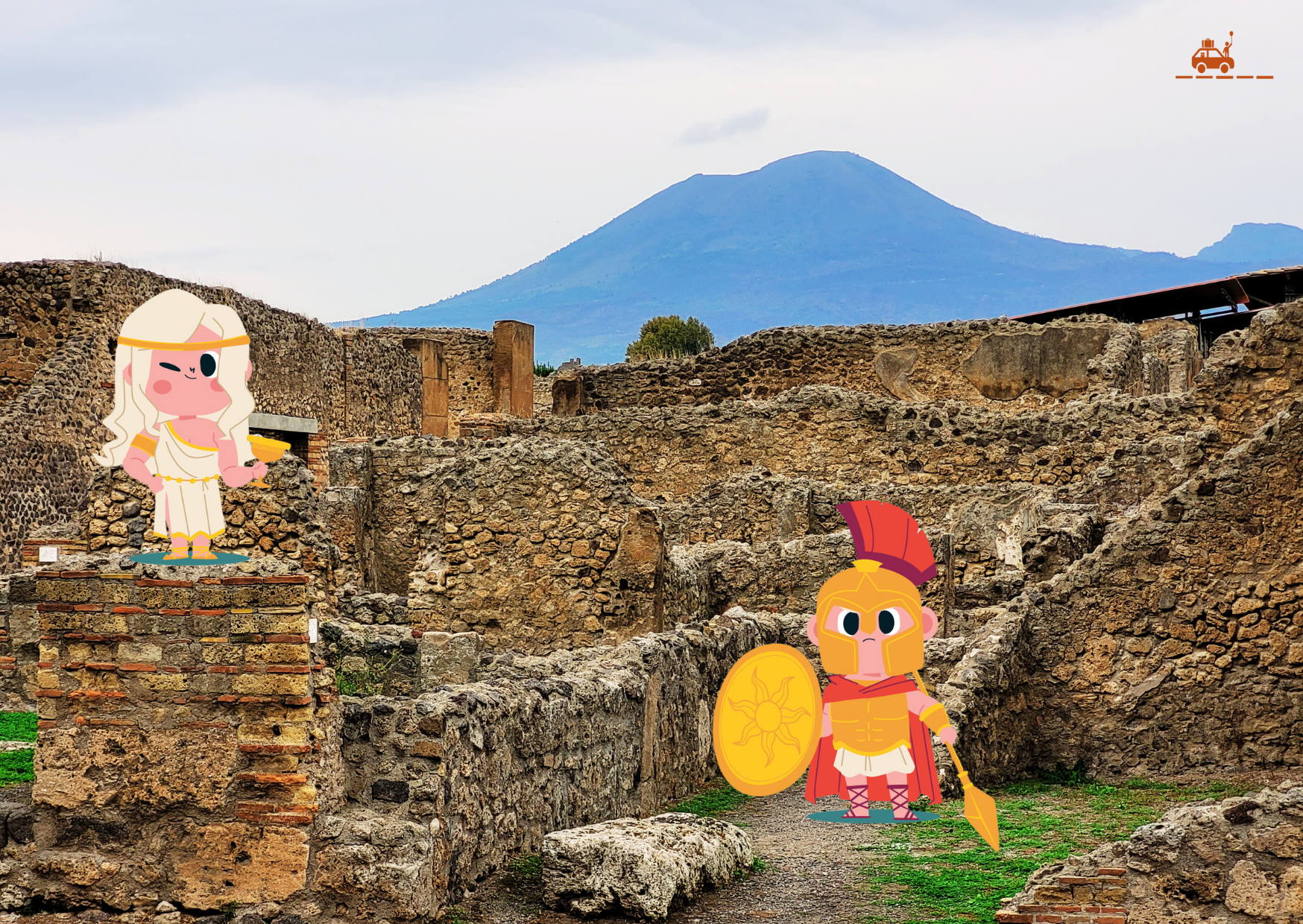 Herculanum ou Pompéi : lequel visiter avec des enfants ?