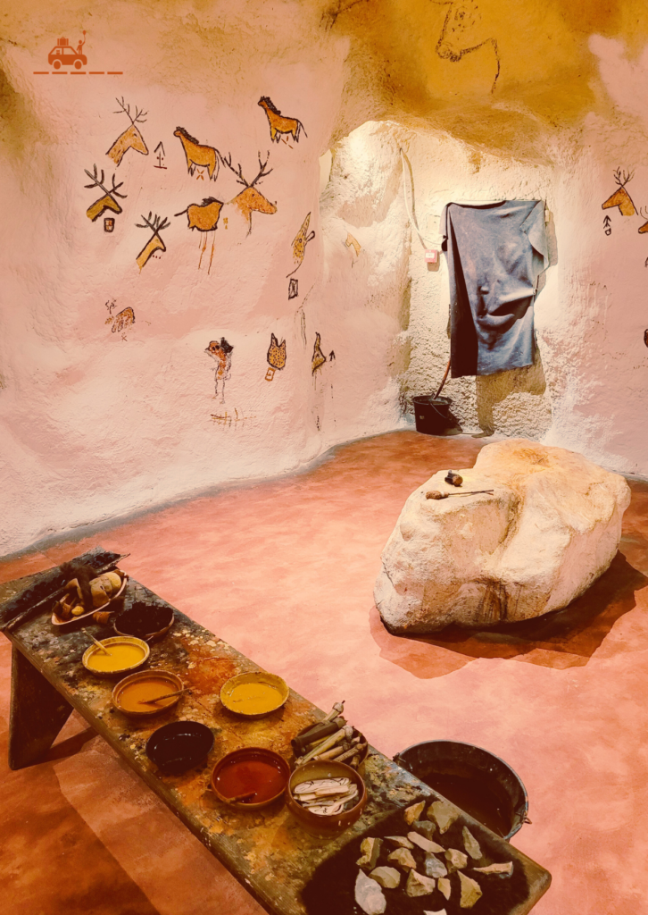 Atelier d'art pariétal au parc du Thot (Périgord Noir) pour les enfants à partir de 5 ans