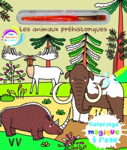 Coloriage magique Animaux préhistoriques pour enfants à partir de 2 ans