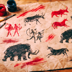 Peindre une fresque préhistorique avec les enfants