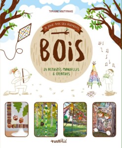 24 activités manuelles et créatives avec le bois - Livre pour enfants
