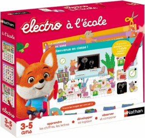 Jeu Electro à l'école (Nathan) pour enfants de 3 à 5 ans
