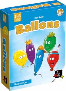 Jeux de société pour enfant entre 3 et 6 ans : Ballons (Gigamic)