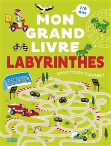 Livre de labyrinthes pour occuper un enfant de 7 ans dans le train