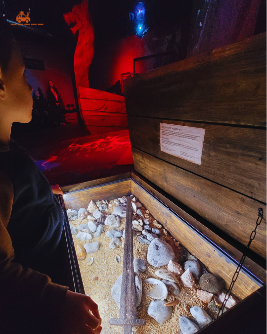 Objets vikings cachés dans les coffres