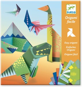 Kit origami dinosaures pour enfant de 6 à 8 ans