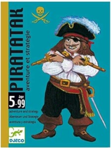 Jeu de cartes Piratatak de Djeco format voyage pour enfants