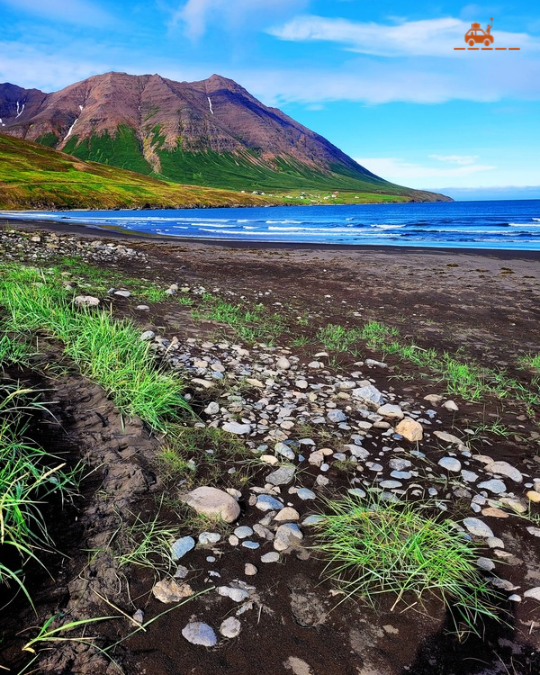 Plage d’Ólafsfjörður - péninsule de Tröllaskagi au Nord de l'Islande