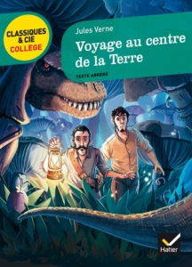 Edition junior du roman Voyage au centre de la Terre de Jules Verne