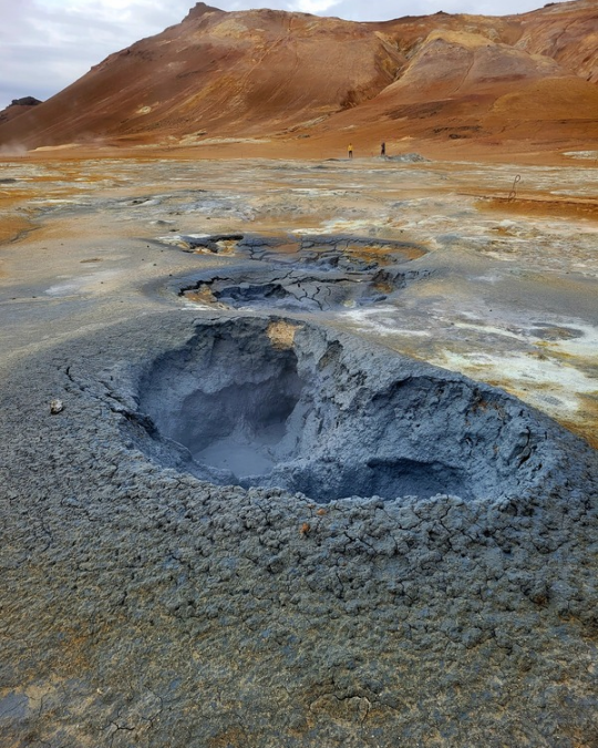 La zone géothermique de Hverir en Islande
