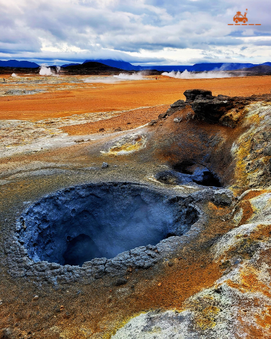 Zone géothermique de Hverir - Nord de l'Islande